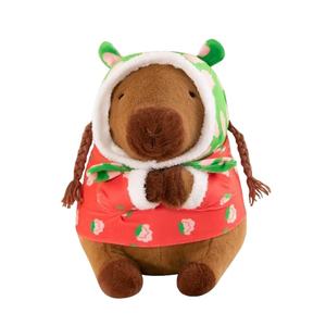 Nuevo <span class=keywords><strong>abrigo</strong></span> militar de Capybara, juguete de peluche de Capybara, muñeca de trapo bonita, almohada de regalo para niña, transfronteriza - Product Image 5