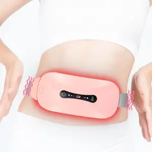 Cinturón de cintura eléctrico para fisioterapia, cinturón inteligente infrarrojo para aliviar el dolor menstrual, calentador