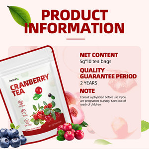 Tisane naturelle <span class=keywords><strong>de</strong></span> canneberges sans OGM, complément alimentaire pour le soutien des voies urinaires et le bien-être antioxydant - Product Image 4