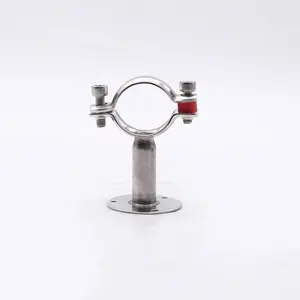 Aço Inoxidável Rodada 2 ''Pipe Hanger Suporte para Tubo Sanitário Suporte