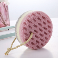Éponge de bain, gant de toilette pour le bain, pouf exfoliant pour la douche