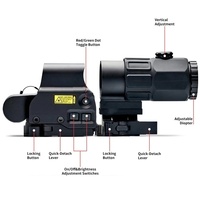 Lunette holographique laser étanche 32 mm G33 Red Dot 558 la plus vendue avec grossissement 3x et revêtement multi-couches durable