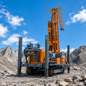 Foreuse hydraulique de haute qualité à moteur diesel, disponible en stock, avec trépan diamanté pour l'exploration géologique et l'exploitation minière - Product Image 1