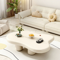 Table basse française Cloud Home, salon, table de forme irrégulière, petit appartement, simple et moderne