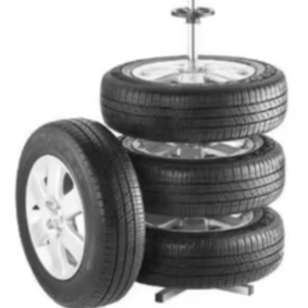 Mobile Tire Storage Rack Heavy Duty Tire Stand Tire Storage Rack for Easy Moving in Warehouse or Tire Shop - Product Image 4