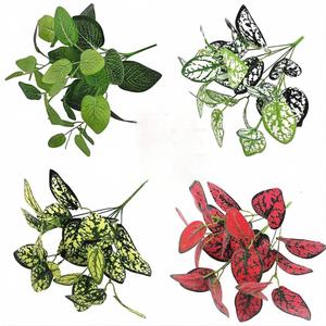 2021 Top ventes artificielles plantes vertes en pot simulé feuille bouquet mariage maison fête et Halloween décor pour la fête des mères - Product Image 2