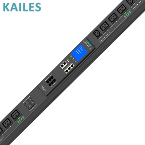 Kailes (KLS) thông minh PDU MD loạt 32A ba giai đoạn AC 200-240VAC 18 + 6 bit C13/C19 24-Socket 6 ngắt mạch phân phối điện - Product Image 3