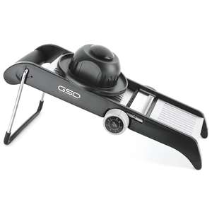 GSD Profi Mandoline aus Edelstahl mit schwarzem Rahmen - Product Image 2