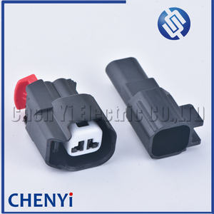 2 Pin pria atau wanita konektor tahan air otomatis (1.5) EV6 roda depan injektor bahan bakar ABS sensor plug untuk Ford Buick Chevrolet - Product Image 3