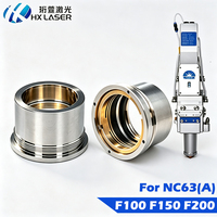 Lentille de collimation HXLASER, ensemble de focalisation laser à fibre D37 F100 F150 F200, lentille laser avec support pour tête laser WSX NC63 NC63A