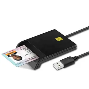 Top Seller USB 2.0 EMV IC ID Bank Smart Card SIM Slot USB Credit Card Reader Writer Card Readers