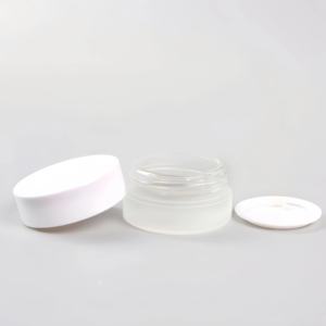 Petite bouteille d'échantillon 3G 5G Glaçage pot de cosmétiques <span class=keywords><strong>en</strong></span> verre à base épaisse avec couvercle à vis pot de crème pour les yeux scellé pour sérum de soin de la peau - Product Image 5