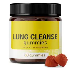 Khỏe mạnh thở vitamin Gummies với quercetin và Đông Trùng Hạ Thảo cho xoang & phổi theo mùa mũi giúp hô hấp bổ sung