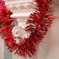 Guirlande de Noël Épaisse à Trois Couches, Largeur 9 CM, Longueur 2 M, pour Décoration de Mariage, Fête et Ornement d'Arbre de Noël