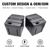 Boîtier de batterie au lithium modèle personnalisé 4820 12V 24V 48V 180Ah 200Ah 280Ah 300Ah en ABS PC, coque vide pour stockage d'énergie