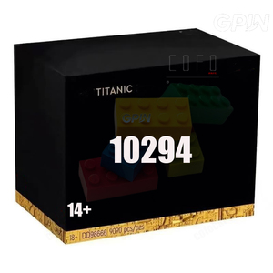Blocchi da Costruzione del <span class=keywords><strong>Titanic</strong></span>, Giocattoli, Regali di Natale, Modello da Assemblare, Set di Costruzioni 10294 99023 9090 Pezzi, <span class=keywords><strong>1</strong></span>,35m - Product Image 1