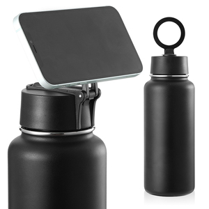 Bouteille isotherme à double paroi en acier inoxydable 304 avec couvercle magnétique personnalisé, pour le camping, l'école, la salle de sport - Product Image 5