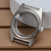 Boîtier de montre de plongée classique et pratique en acier inoxydable 38 mm 10 ATM avec verre saphir pour mouvement Seiko NH34 NH35 NH36 NH38