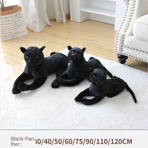 Xuyên biên giới mô phỏng đen báo đồ chơi sang trọng trang trí nhà động vật Búp bê đồ chơi sang trọng thế hệ gấu cho kỷ niệm - Product Image 2