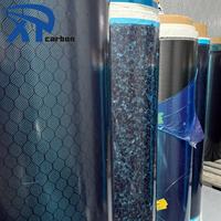 Tissu préimprégné en fibre de carbone sergé 2x2, haute dureté, pour garnitures intérieures de luxe