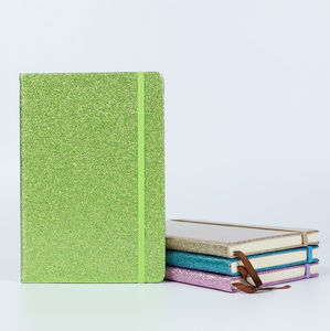 Juego de Bolígrafos y <span class=keywords><strong>Cuadernos</strong></span> con Cristales, Cuaderno Brillante con Diamantes A5 A6, Cuaderno con Logotipo Personalizado - Product Image 1