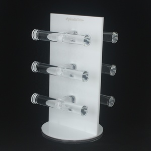 Bộ giá đỡ trưng bày vòng tay acrylic tùy chỉnh - Giá đỡ trang sức ba tầng xoay với logo dành cho cửa hàng bán lẻ, cửa hàng thời trang - Product Image 5