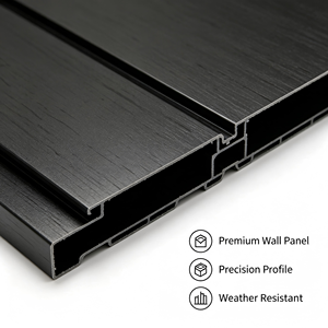แผ่นผนังพีวีซีลายไม้สำหรับตกแต่งภายนอกอาคาร - Product Image 3