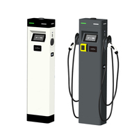 Cargador trifásico EV para el hogar, estación de carga de 22kw, cargador 32a * 2 EV, cargador Tipo 2 44kw ev