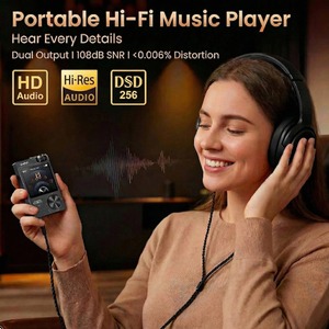 Reproductor de Música HiFi MP3, Audio Digital de Alta Resolución DSD256 Sin Pérdidas, Mini Walkman Deportivo Portátil con Ecualizador EQ - Product Image 1