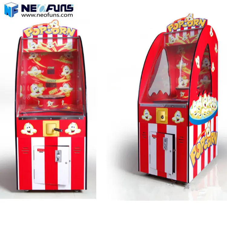 Heißer verkauf popcom münze operieren lotterie verkauf arcade spiel maschine hersteller zum verkauf
