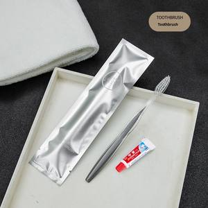 Kit mini brosse à dents portable jetable-Brosse à dents en plastique pour adultes avec pâte, idéale pour les motels et les déplacements - Product Image 5