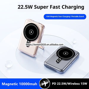 10000mah Wireless Magnetic Power Bank PD 22.5W Fast <b>Charging</b> Li-Polymer Battery Pack Led Digital Display Dual <b>USB</b> Type-C - Product Image 3