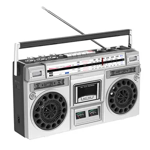 Hamson-altavoz boombox de fábrica, grabadora de Cassette con tarjeta tf usb, blueconnect de gran tamaño