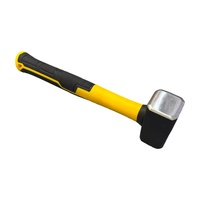 Marteau de maçon en acier au carbone de couleur personnalisée avec une conception de poignée ergonomique unique