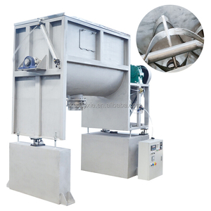 Công nghiệp Ribbon <span class=keywords><strong>Mixer</strong></span> ngang động vật thức ăn trộn Máy đất vữa hạt phân bón mái chèo chất tẩy rửa bột trộn - Product Image 1