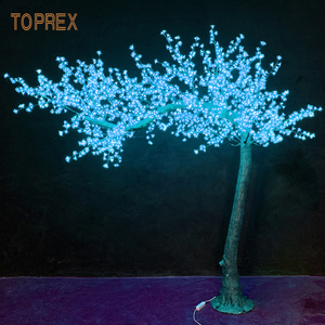 Arbre à fleurs <span class=keywords><strong>de</strong></span> cerisier LED TOPREX IP65 étanche à changement <span class=keywords><strong>de</strong></span> couleur RGB avec télécommande CE ROHS pour la décoration d'entrée d'hôtel - Product Image 1