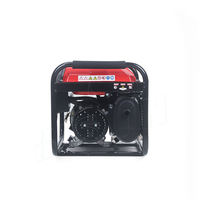 BISON CHINA BS2800 Tragbarer 2,5-2,8kW 2800W Einphasiger 4-Takt Benzingenerator Seilzugstart 24V DC Elektrostart 50/60Hz