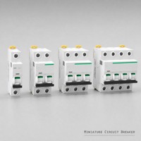 Disjoncteur miniature EA9AN 6kA EA9AH 10kA 1P 2P 3P 4P Courbe C Courbe D Système de protection contre les surintensités