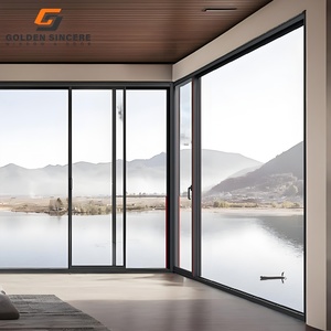 ประตูบานเลื่อนอลูมิเนียมกรอบดำ GS สำหรับพื้นที่สไตล์ลอฟท์อุตสาหกรรม - Product Image 6