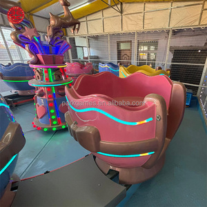 Manèges de parc d'attractions extérieur avec train de course sur circuit circulaire et balles pulvérisatrices, pour parcs à thème - Fourniture directe usine - Product Image 5