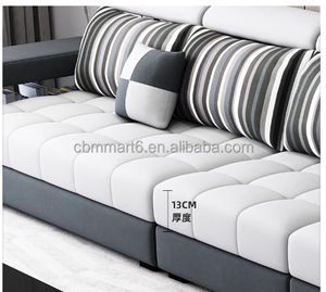 CBMMart Canapé d'angle de luxe modulaire et confortable, meuble <span class=keywords><strong>inclinable</strong></span>, canapé sectionnel pour la maison - Product Image 6