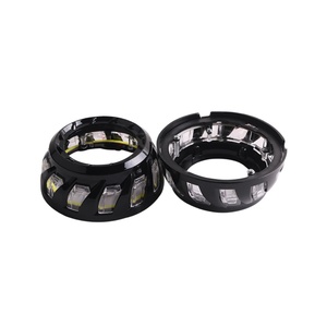 Sanvi 3 Inch HELLA Visteon Bi Xenon Led <b>Projector</b> Lens Shroud with Led Angel Eye Aftermarket Retrofit Headlight Retrofit Kits - Product Image 5
