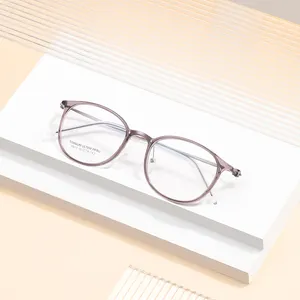 Hot Sale PPSU Titanium Eyeglass Frames Anti Blue Light Computer OEM Eye Glass Frames Optical Glasses For Women Men