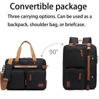 Vente en gros sac à dos pour ordinateur portable sac de voyage d'affaires pour ordinateur résistant à l'eau sac à bandoulière avec sac de messager de bureau pour hommes
