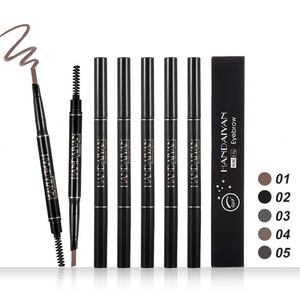 Crayon à sourcils automatique rotatif 5 couleurs, double embout, waterproof, anti-bavures, pointe fine, pour maquillage des yeux - Product Image 1