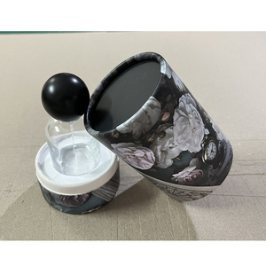 Boîte cylindrique en tube de papier imprimé sur mesure pour flacon de parfum de luxe, tube rigide en carton pour cadeau parfumé et présentation de marque - Product Image 4