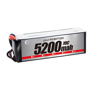고용량 5500mah <span class=keywords><strong>Lipo</strong></span> 배터리 5200mAh 7.4V 2S 45C 버스트 60C RC 리튬 폴리머 배터리 팩 취미 UAV - Product Image 3