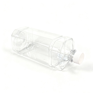 Botella Cuadrada de Plástico <span class=keywords><strong>PET</strong></span> para Bebidas, Aceite Comestible, Alcohol, Jabón Líquido y Agua Mineral con Tapa de Rosca - Product Image 3