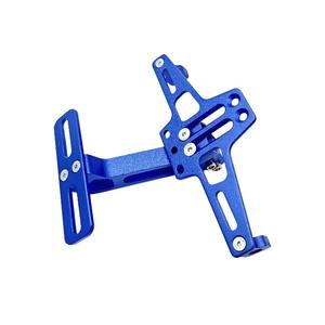 สำหรับรถมอเตอร์ไซค์ <span class=keywords><strong>MSX</strong></span> กรอบป้ายทะเบียนอะลูมิเนียม - ปรับได้ ไม่มีไฟ ผิวขัดเงา ขายึดแบบติดตั้งบนพื้นผิว สำหรับการดัดแปลง - Product Image 3