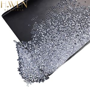 H.WEN工場直販 1mm-7.5mm ホワイト ラウンドブリリアントカット モアサナイト ダイヤモンド/宝石、小粒サイズのバルク販売 - Product Image 5